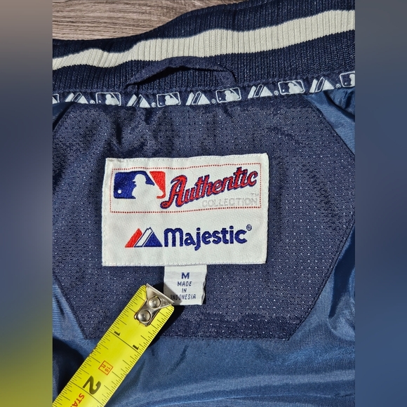 Mariners Baseball Jacket Authentic Majestic Therma Base Youth Sz Medium MLB Kids - Picture 6 of 12